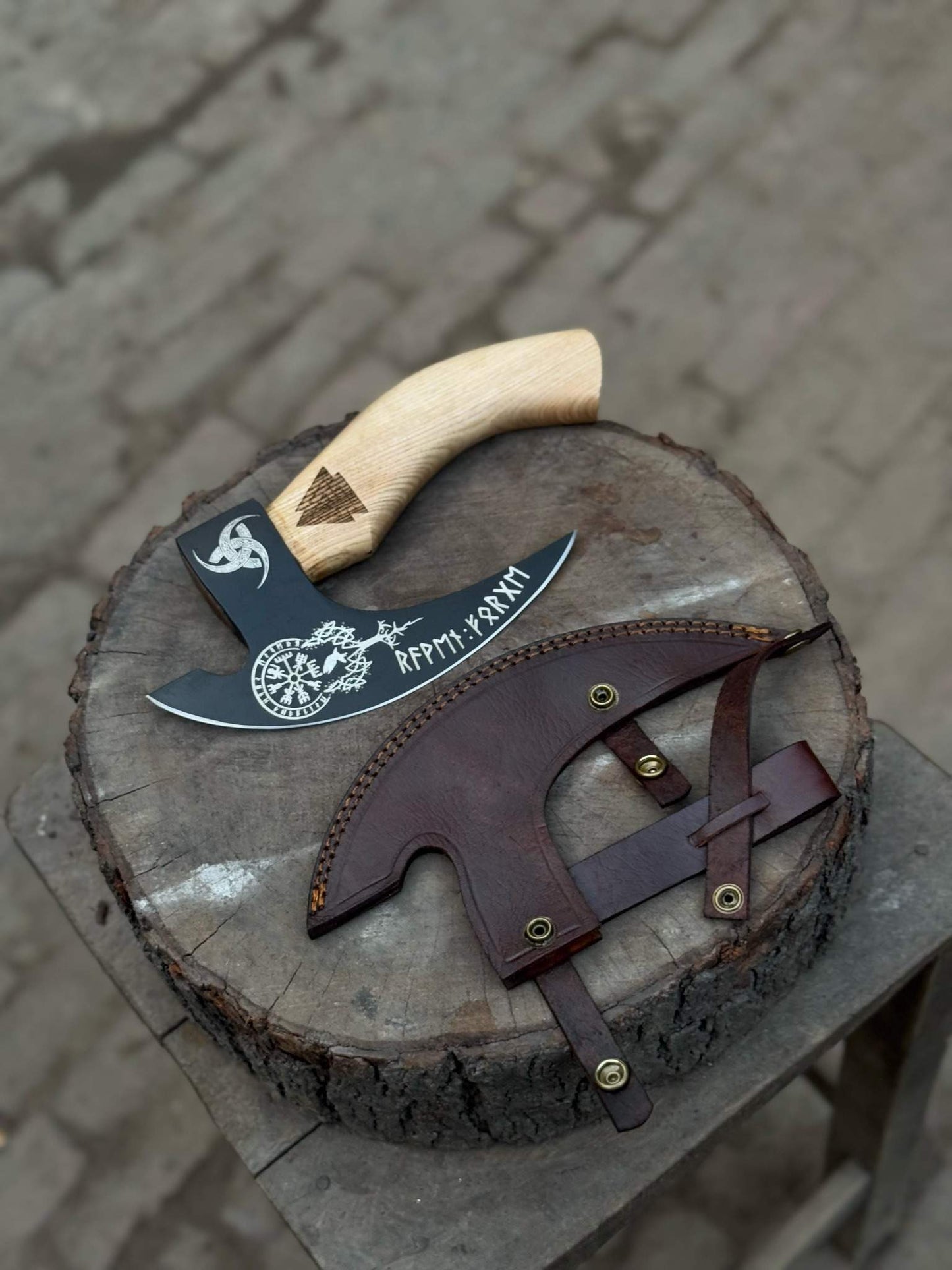 Custom Viking Pizza Cutter Axe, Customized pizza Axe, Personalized gifts, Anniversary Gifts for Her, Valentines gift for him