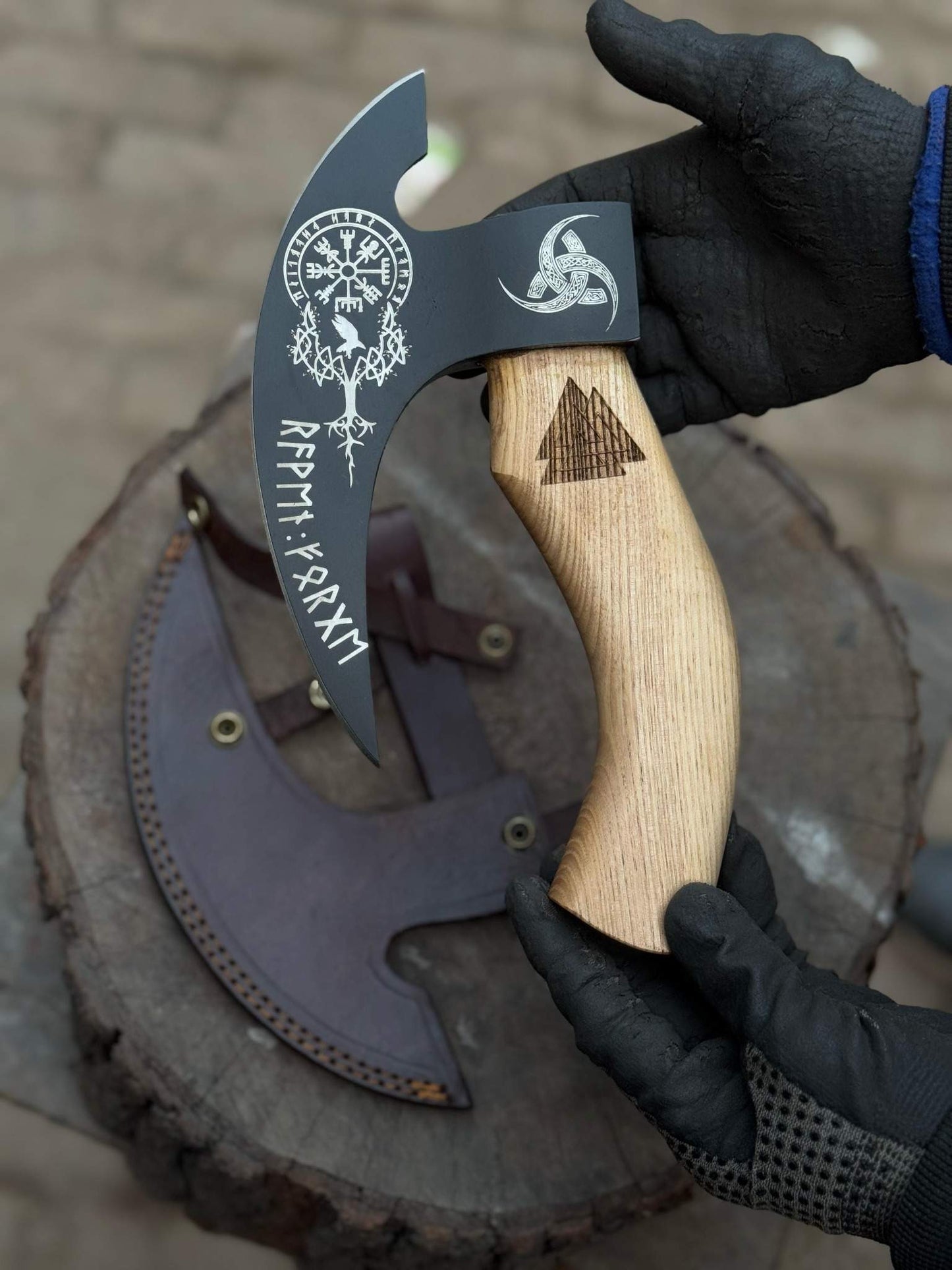 Custom Viking Pizza Cutter Axe, Customized pizza Axe, Personalized gifts, Anniversary Gifts for Her, Valentines gift for him