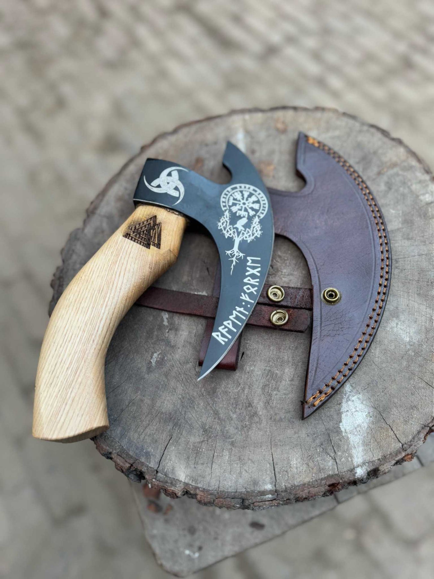 Custom Viking Pizza Cutter Axe, Customized pizza Axe, Personalized gifts, Anniversary Gifts for Her, Valentines gift for him