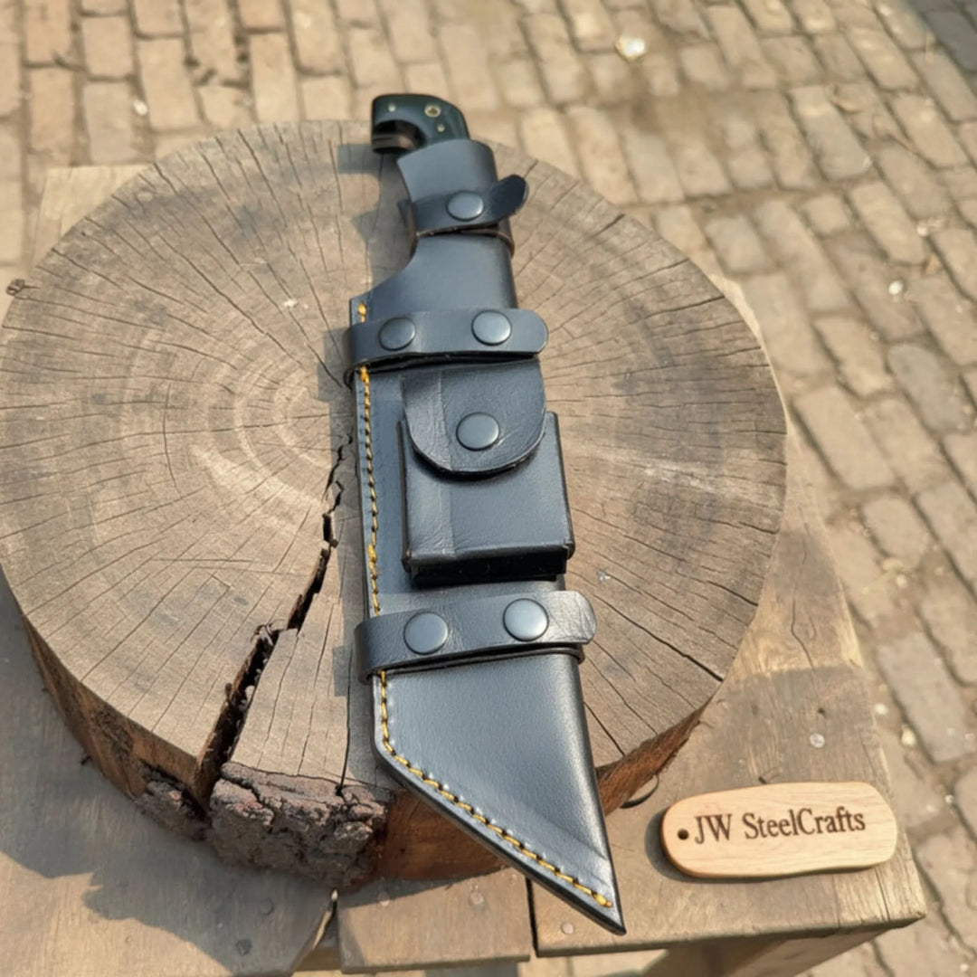 Voyager Vanguard Handmade Damascus Steel Hunting Tracker Knife