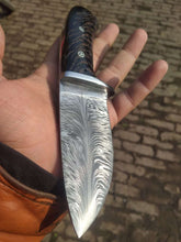 Load image into Gallery viewer, Customized   feather pattern welded Skinner knives