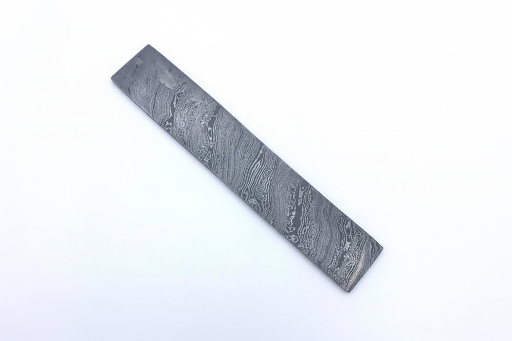 10” Damascus Steel Blank Billet - Blade For Knife Making DE - 0054 handmade by JW SteelCrafts