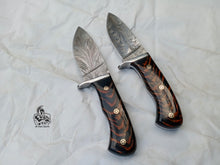 Load image into Gallery viewer, Pair of Custom made Skinner Knives