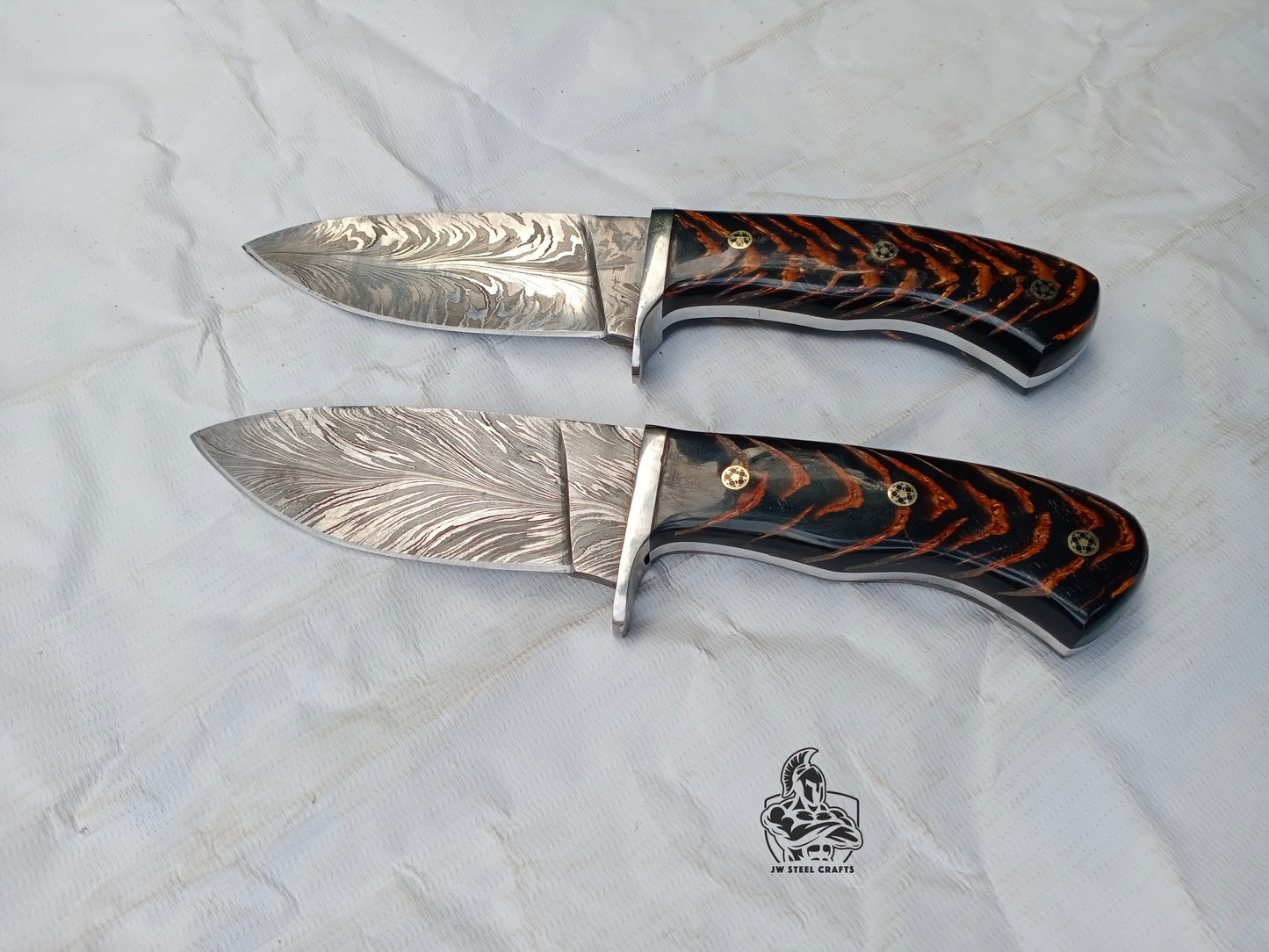 Pair of Custom made Skinner Knives