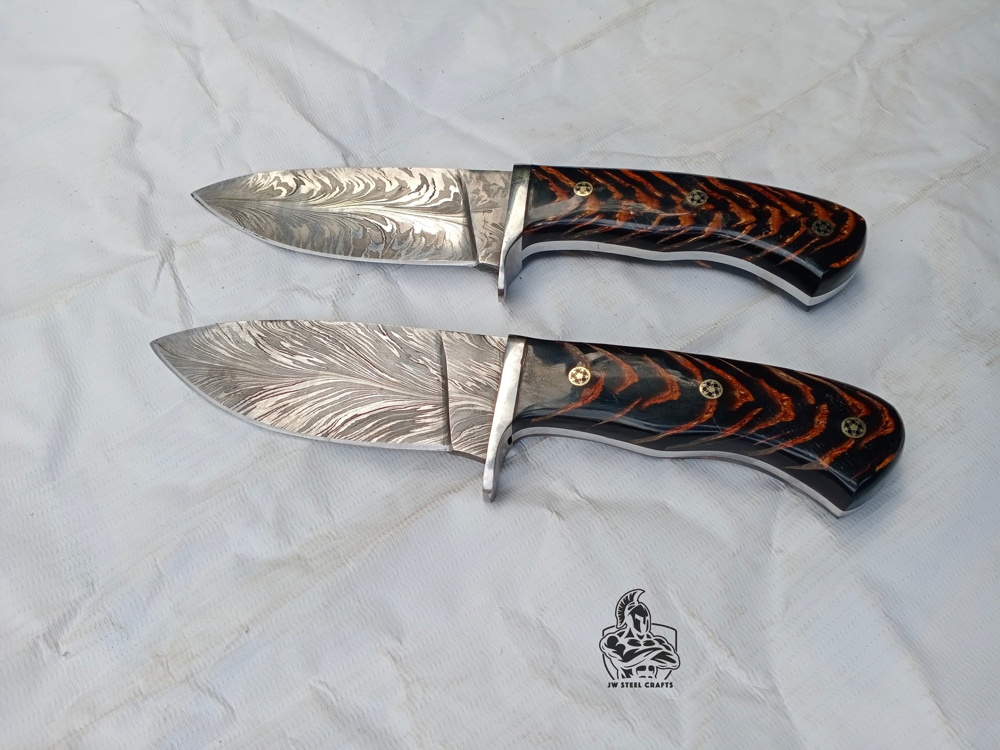 Pair of Custom made Skinner Knives