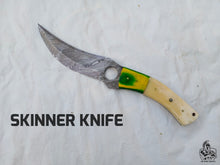 Load image into Gallery viewer, Hand-Forged Custom-Made Skinner Knife