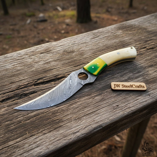 Hand - Forged Custom - Made Skinner Knife handmade Skinner Knife by JW SteelCrafts