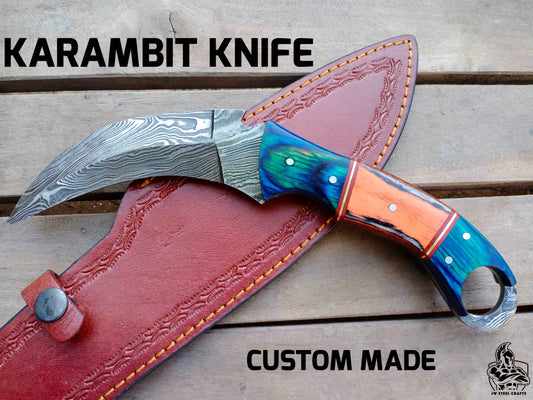 Custom made Hand forged Karambit Knife