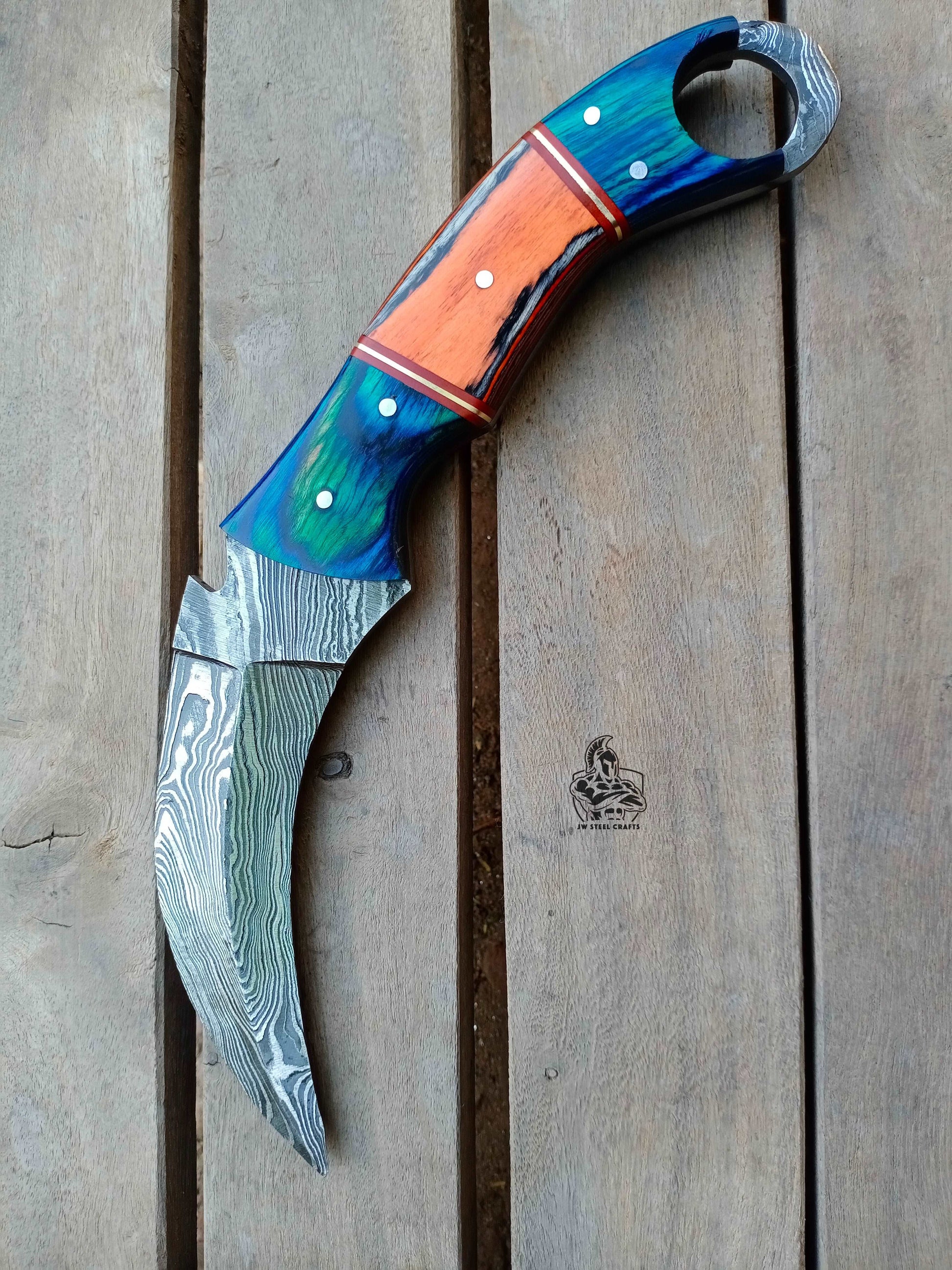 Custom made Hand forged Karambit Knife