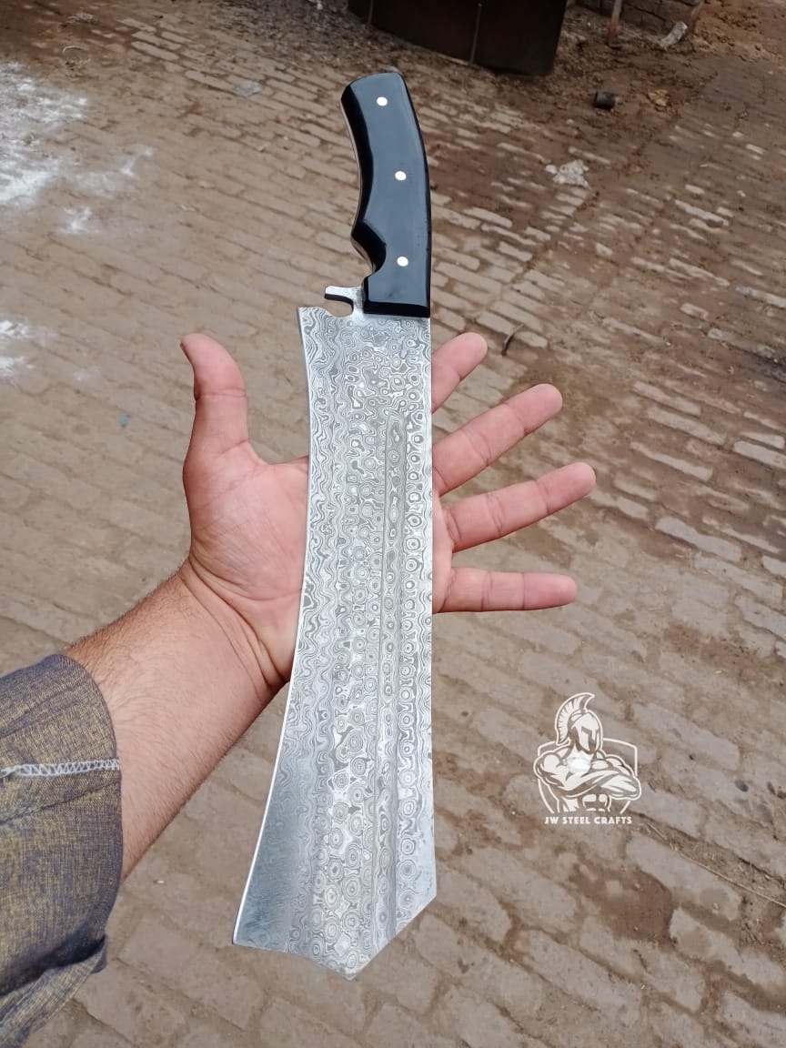 Handmade Customized Tanto Monster knife By JW SteelCrafts.