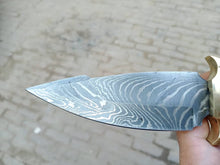 Load image into Gallery viewer, Customized Handmade Hunting Gut hook skinner knife