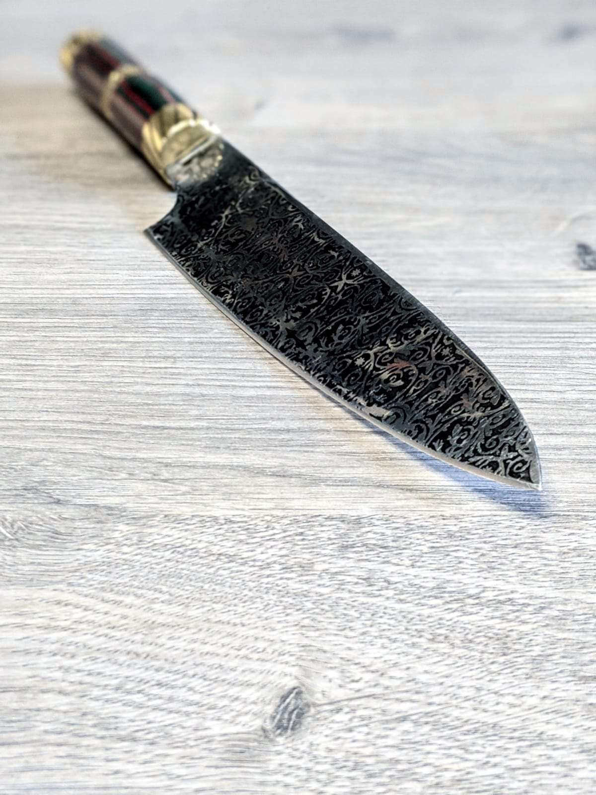 Customizable Handmade Stainless Steel Chef knife with etching on blade