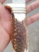 Load image into Gallery viewer, Customized Handmade Gut Hook Skinner knives Pair By JW SteelCrafts