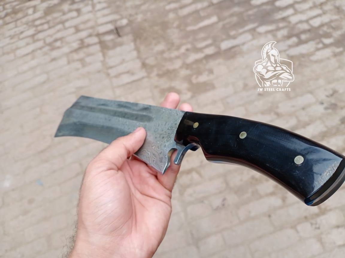 Handmade Customized Tanto Monster knife By JW SteelCrafts.