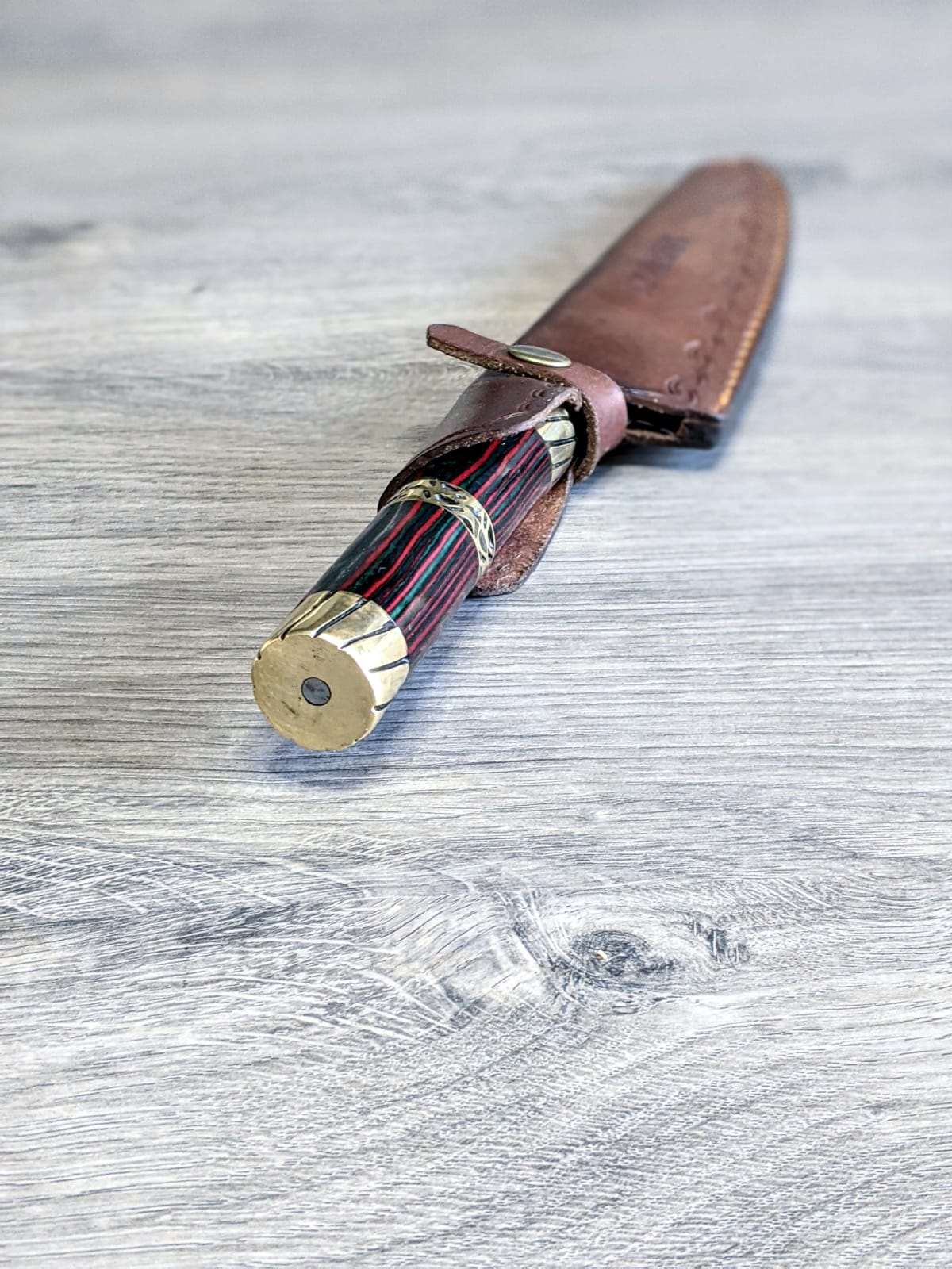 Customizable Handmade Stainless Steel Chef knife with etching on blade