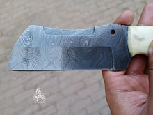 Load image into Gallery viewer, Tanto knife with Camel Bone handle.