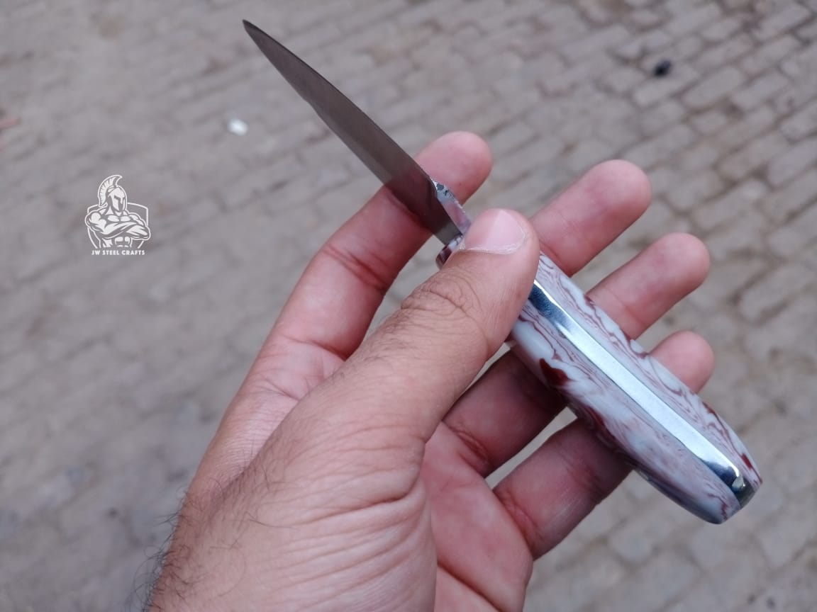 Hand forged Skinner with VG10 handle.