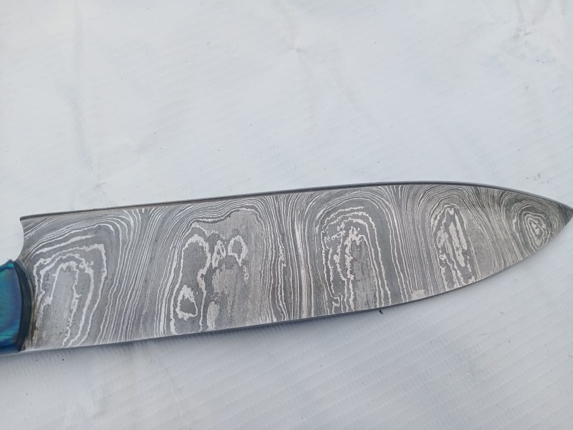 Handmade Pattern welded Chef knife