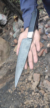 Load image into Gallery viewer, Chef knives set of two with Black Micarta Handle