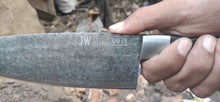 Load image into Gallery viewer, Chef knives set of two with Black Micarta Handle