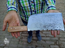 Load image into Gallery viewer, Custom Made Chef Cleaver with Wood handle