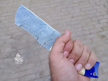 Load image into Gallery viewer, Tanto knife with Camel Bone handle.