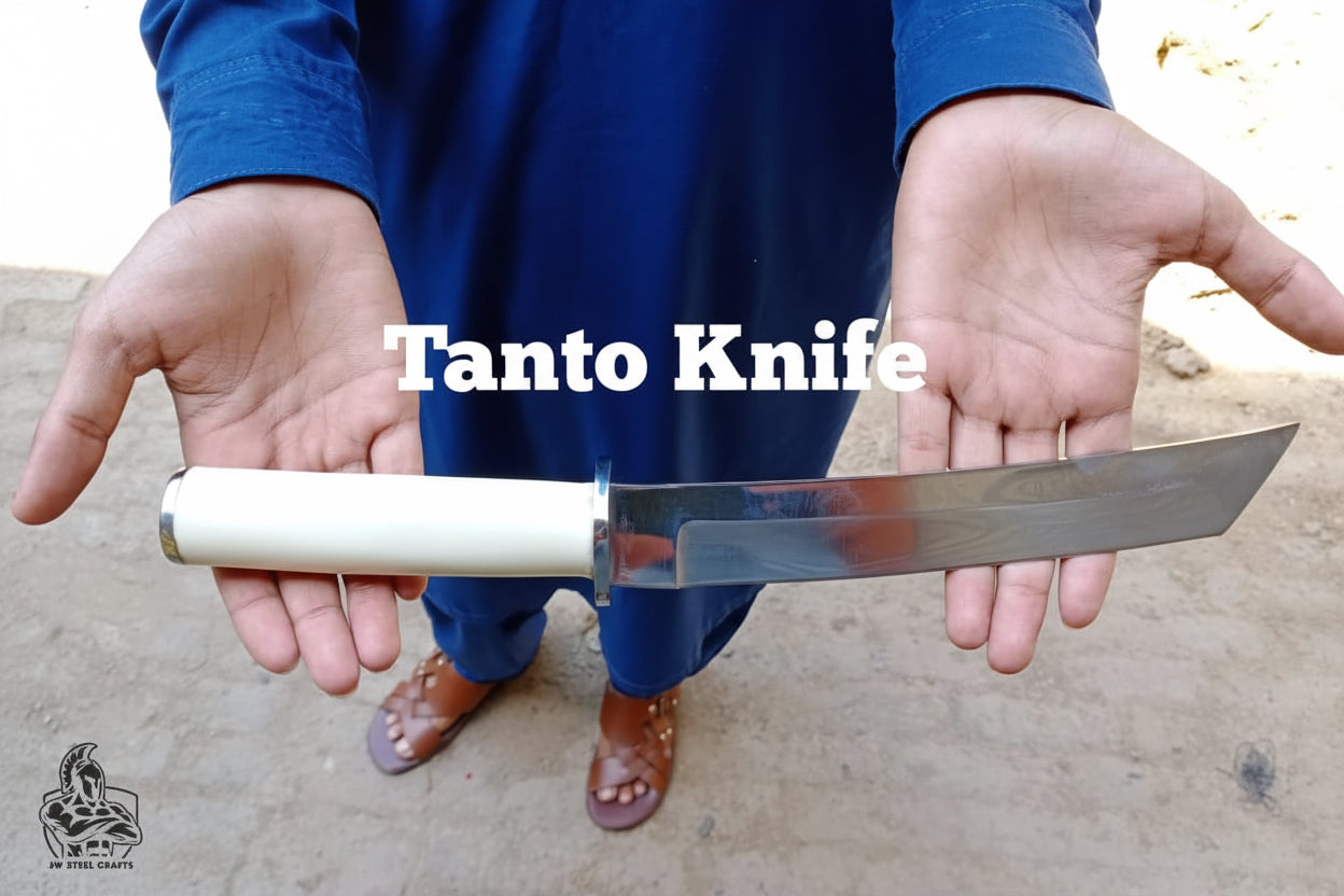 Hand-Made Tanto Knife with VG-10 Handle.