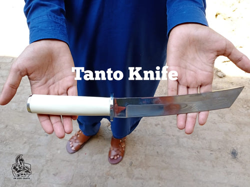 Hand-Made Tanto Knife with VG-10 Handle.