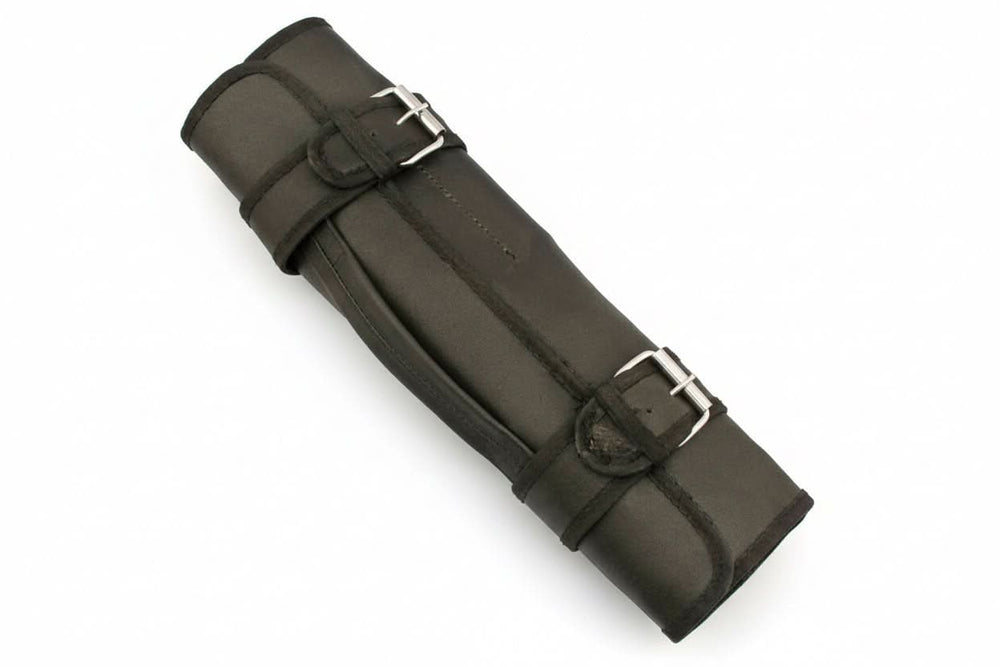 best chef knife Custom Handmade Leather Roll Bag for 7 pieces set / Chef sets Bag german knife DK - 0138 handmade by JW SteelCrafts