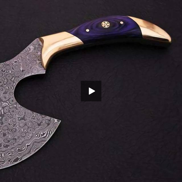 Handmade Axe Damascus Steel DK_0437 Default Title