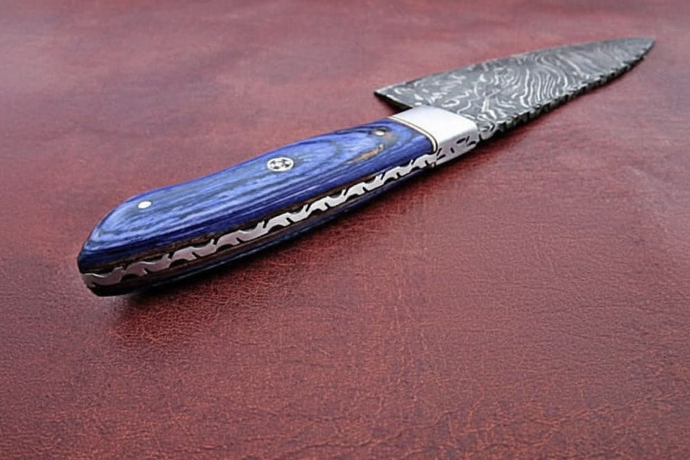 Custom Handmade Damascus Steel Chef Knife/ Kitchen Knife/Perfect Gift DK - 0263 handmade Chef Knives by JW SteelCrafts