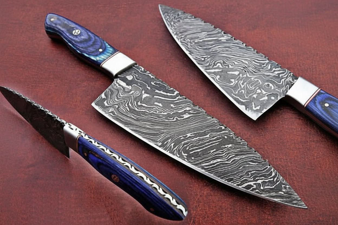 Custom Handmade Damascus Steel Chef Knife/ Kitchen Knife/Perfect Gift DK - 0263 handmade Chef Knives by JW SteelCrafts