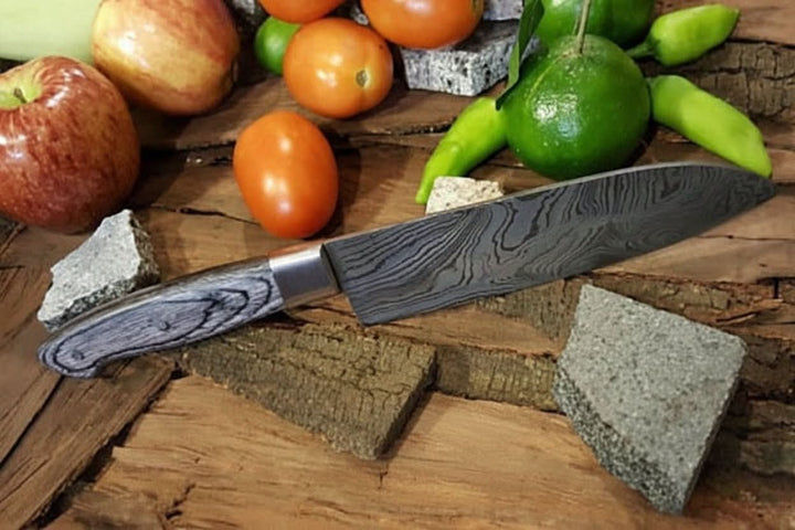 Custom Handmade Damascus Steel Chef knife/Kitchen Knife/Perfect Gift DK - 060 handmade Chef Knives by JW SteelCrafts