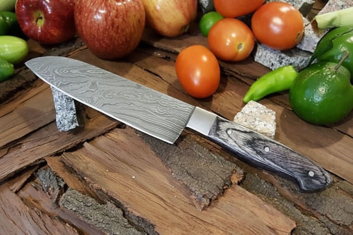 Custom Handmade Damascus Steel Chef knife/Kitchen Knife/Perfect Gift DK - 060 handmade Chef Knives by JW SteelCrafts