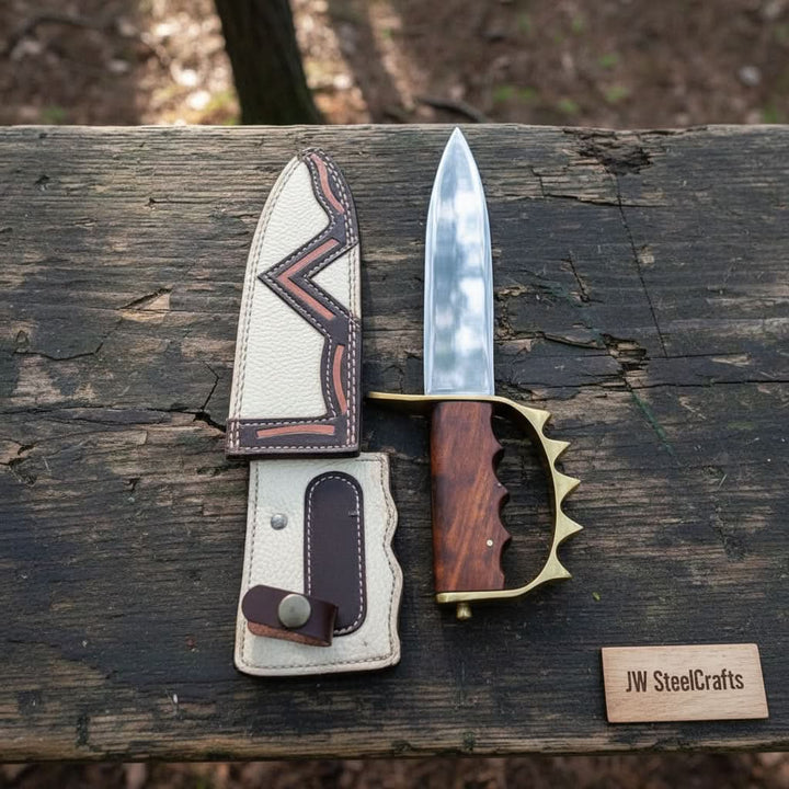 Custom Made Damascus Stainless Steel MB - 0088 handmade by JW SteelCrafts