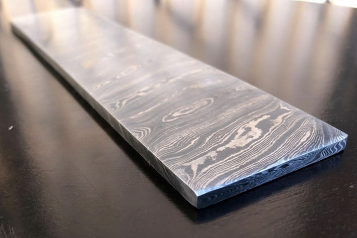 Custom made twist Damascus billet bar knife making/Perfect Gift DE - 0063 handmade by JW SteelCrafts