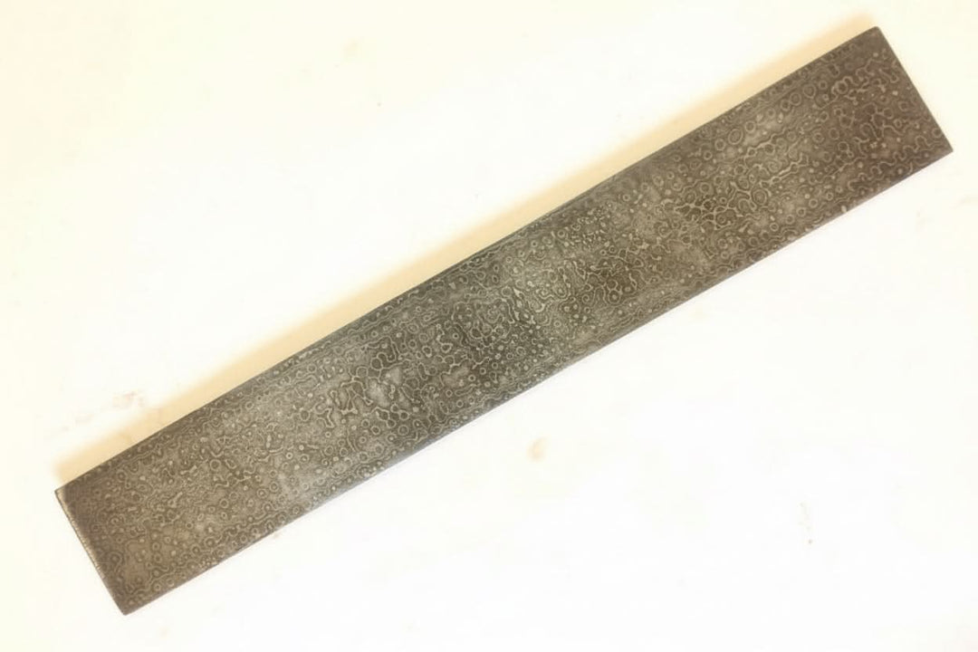 Custom made twist Damascus Steel billet bar /knife making /Razor DE - 0060 handmade by JW SteelCrafts
