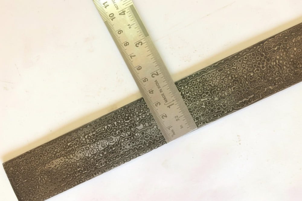 Custom made twist Damascus Steel billet bar /knife making /Razor DE - 0060 handmade by JW SteelCrafts