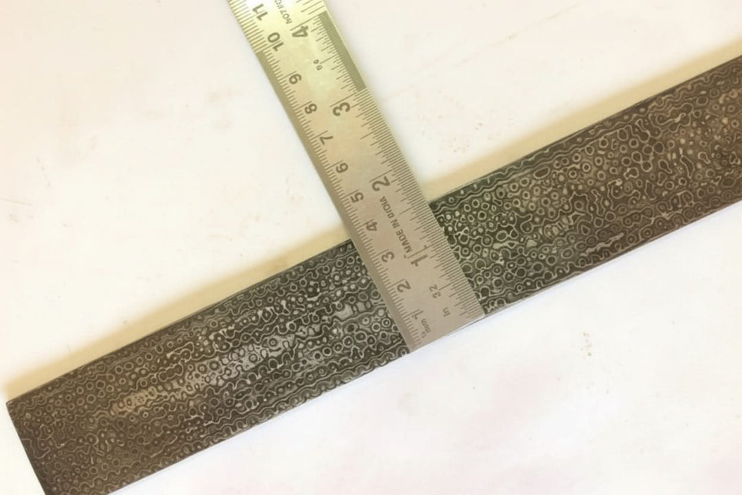 Custom made twist Damascus Steel billet bar /knife making /Razor DE - 0060 handmade by JW SteelCrafts