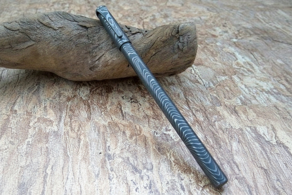 Damascus Knife Handmade - 06'' Damascus steel Ball point DE - 0084 handmade by JW SteelCrafts