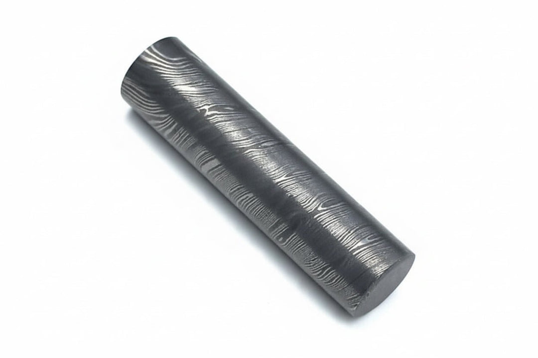 Damascus Steel Rod – 5” Length | Ideal for Ring Making, Knife Crafting &amp; Custom Projects handmade Metal rode for craft by JW SteelCrafts