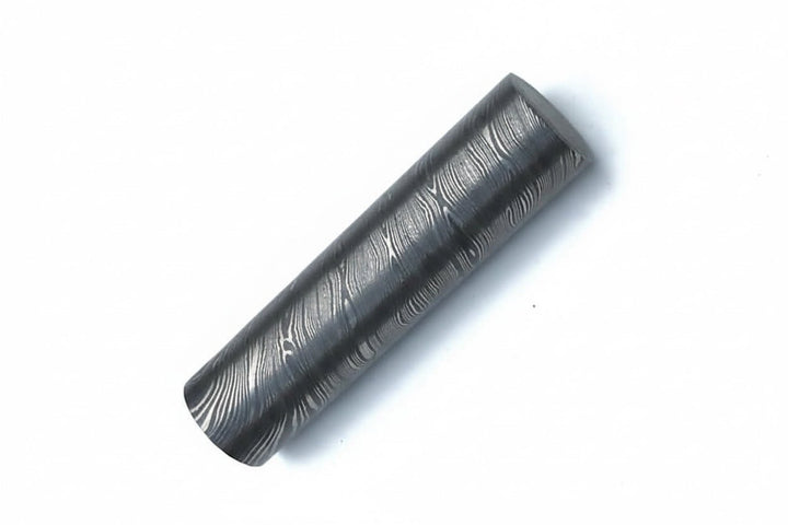 Damascus Steel Rod – 5” Length | Ideal for Ring Making, Knife Crafting &amp; Custom Projects handmade Metal rode for craft by JW SteelCrafts