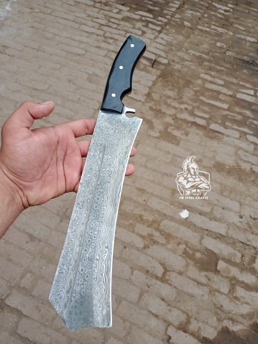 Handmade Customized Tanto Monster knife By JW SteelCrafts.