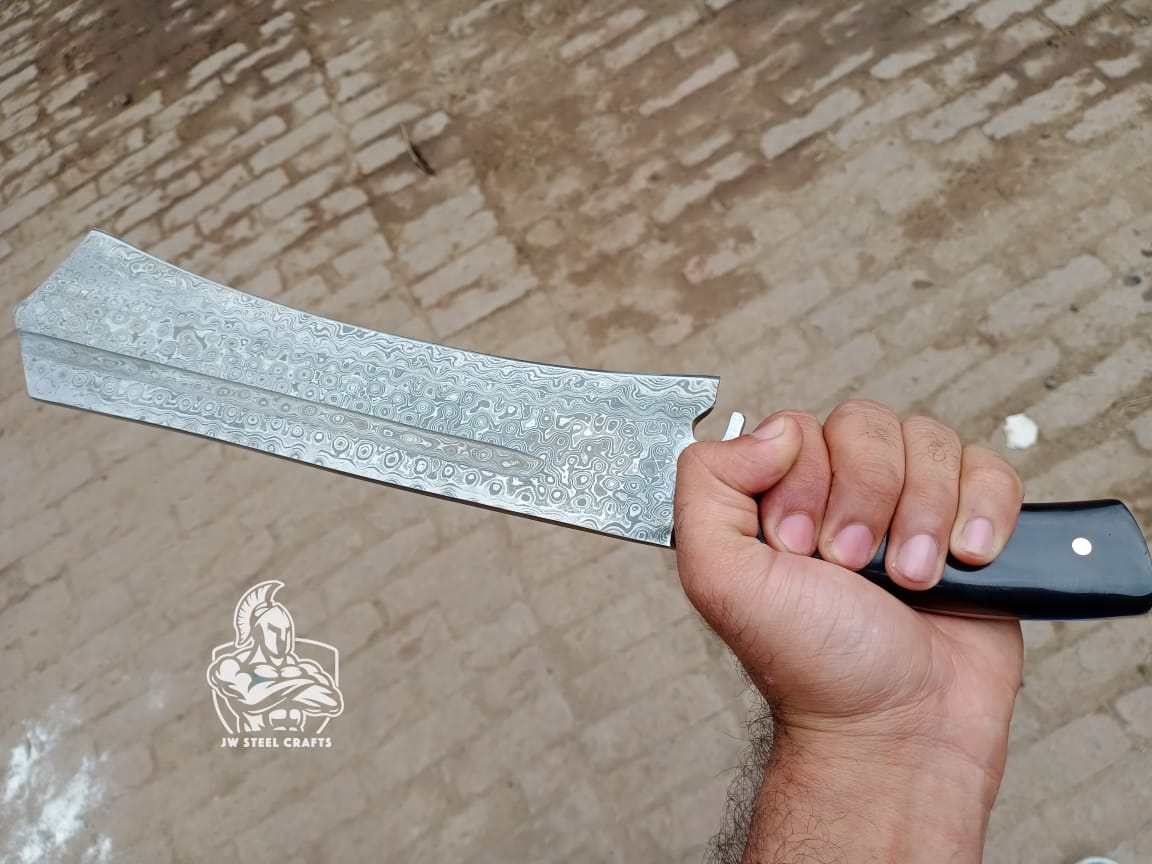 Handmade Customized Tanto Monster knife By JW SteelCrafts.