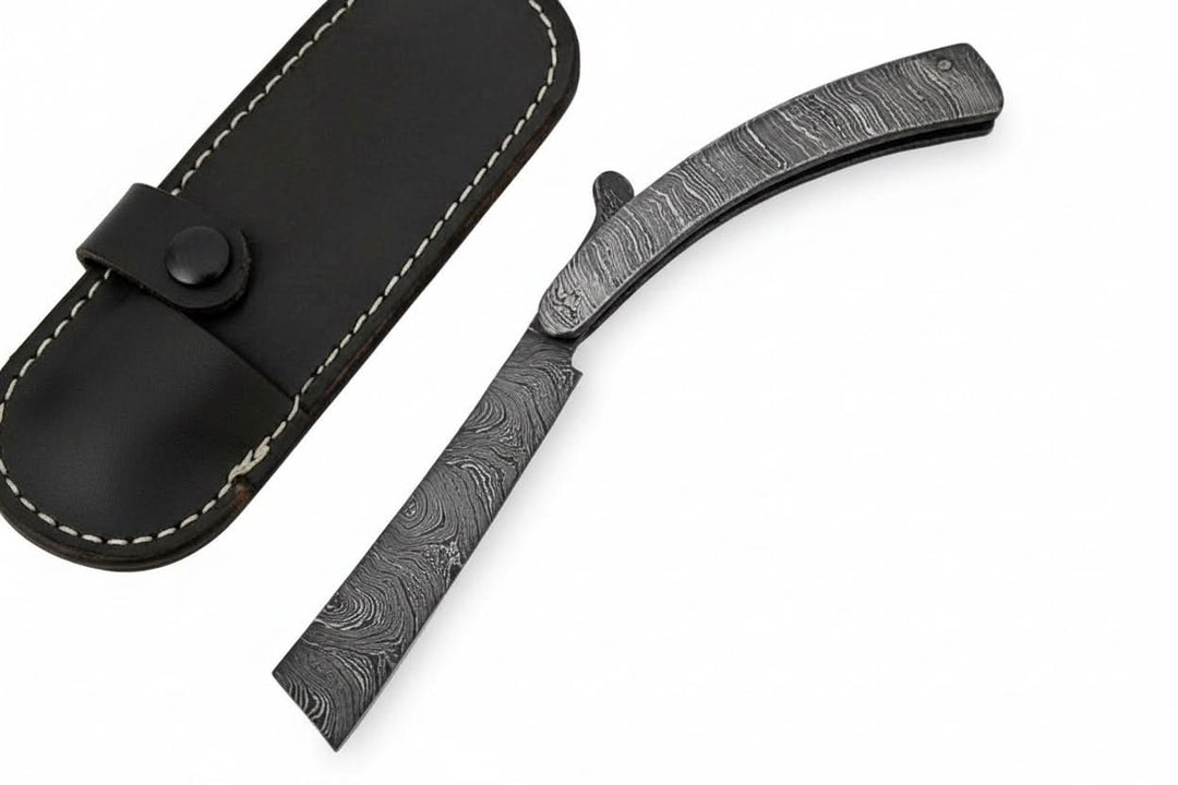 DK - 0099 Handmade Sweeney Todd Barber Straight Razor . handmade by JW SteelCrafts