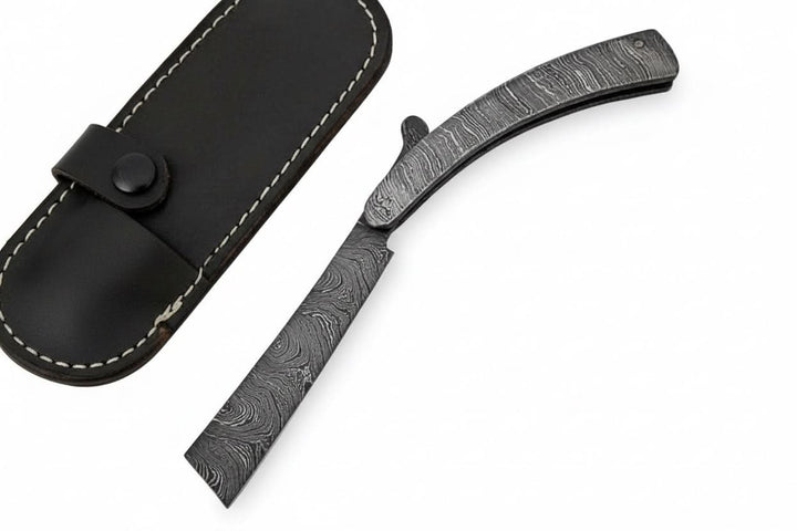 DK - 0099 Handmade Sweeney Todd Barber Straight Razor . handmade by JW SteelCrafts
