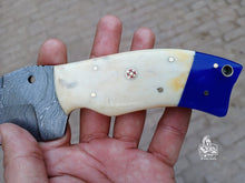 Load image into Gallery viewer, Tanto knife with Camel Bone handle.