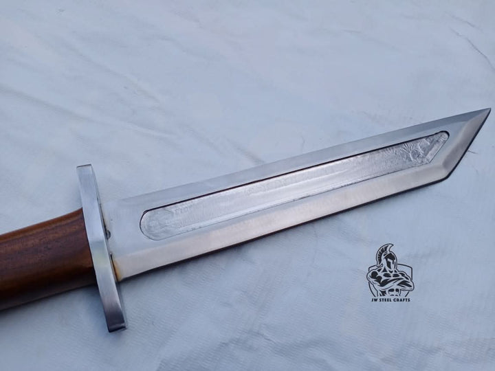 Hand Made SEAX Knife with Wood handle handmade seax knives by JW SteelCrafts