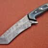 Handmade Bush - craft Knife Damascus Steel DK - 0402 handmade by JW SteelCrafts