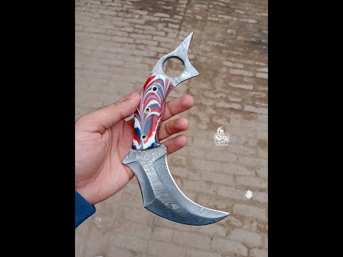 Custom Hand Forged Du Hoc Karambit Knife
